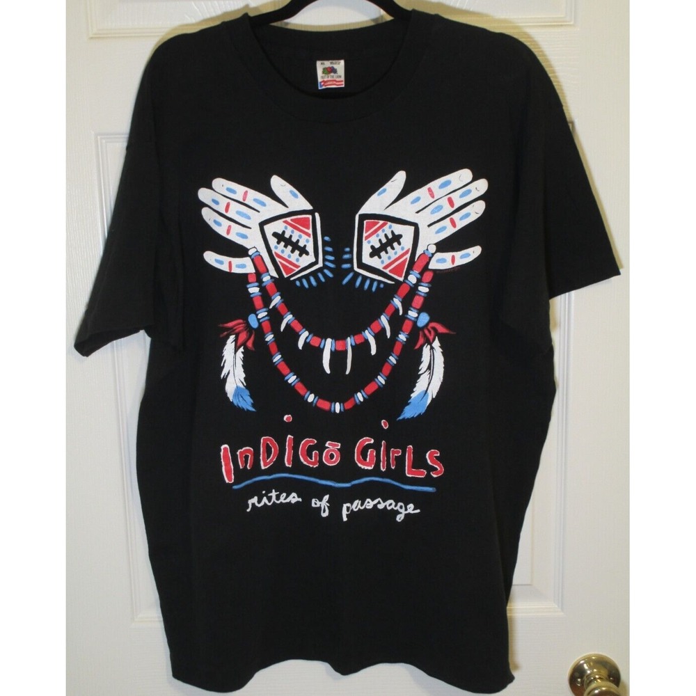 Indigo Girls Rites of Passage Vintage 90s Band Graphic Tee XL